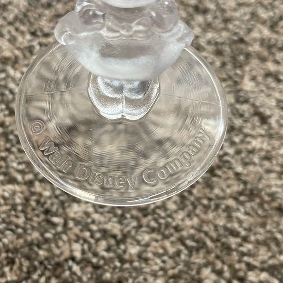 Walt Disney Company Mickey & Minnie Clear Stem Wine Glasses Set of 2 - Picture 4 of 4